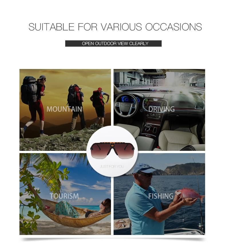 Retro Big Frame Glasses Retro Sunglasses Bright Black Sunglasses