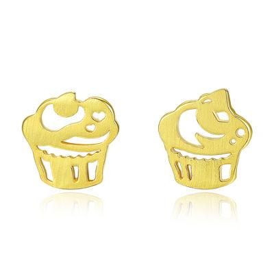 Korean 2021 Earrings Jewelry Mini Cake Studs