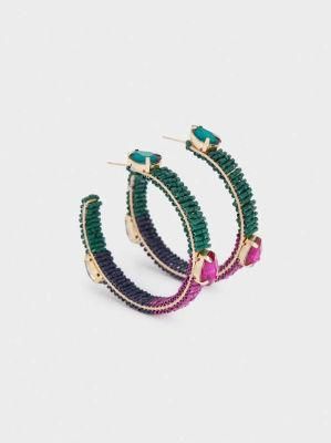 Fashion Personalized Circle Earrings Jewelry