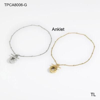 Manufacturer Customized High-Quality Jewelry Wholesale Women&prime;s Anklet Fashion Stainless Steel