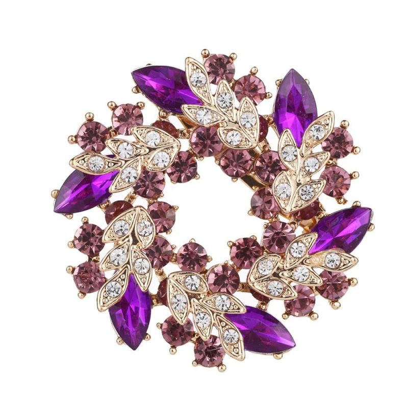 New Design Charm Decoration Crystal Brooches