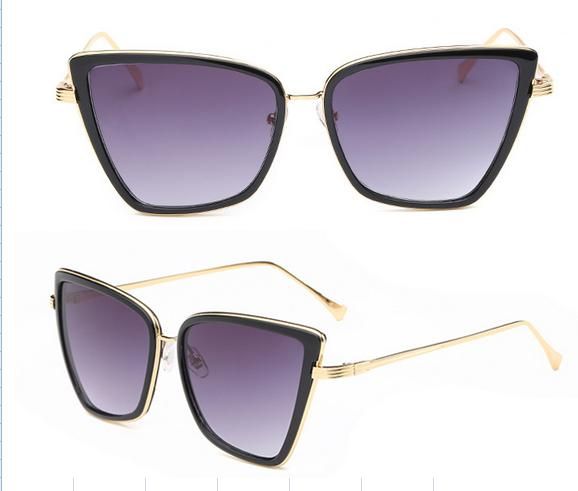 Cat Eye Lady′s Fashion Sunglasses Hot Selling Women′s Summer Glasses Beach Glasses (MOD. 1008)