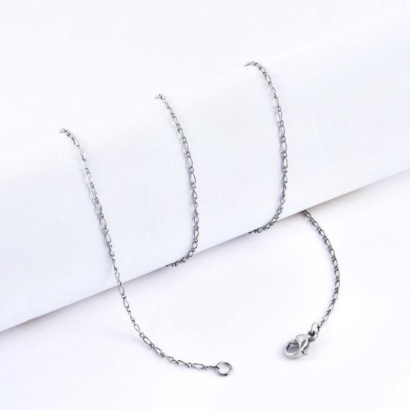 Gold Plated jewelry Figaro Chain Long and Short for Fashion Pendant Necklace Bag Accessories Design