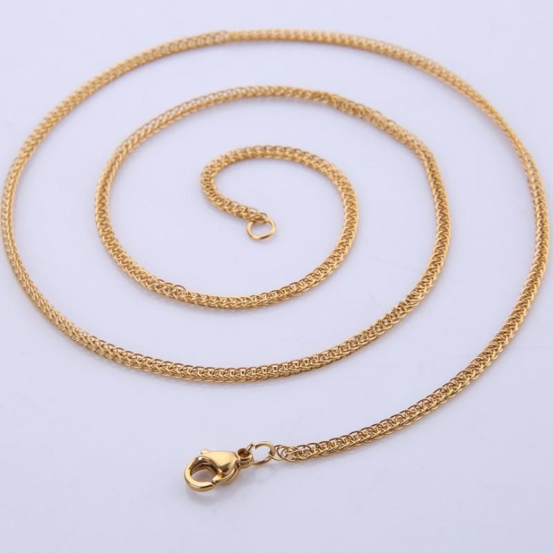 Wholesale Wheat Necklace Stainless Steel Jewellery Chain for Jewelry Making (Gift Bag Sun Glass Accessories)