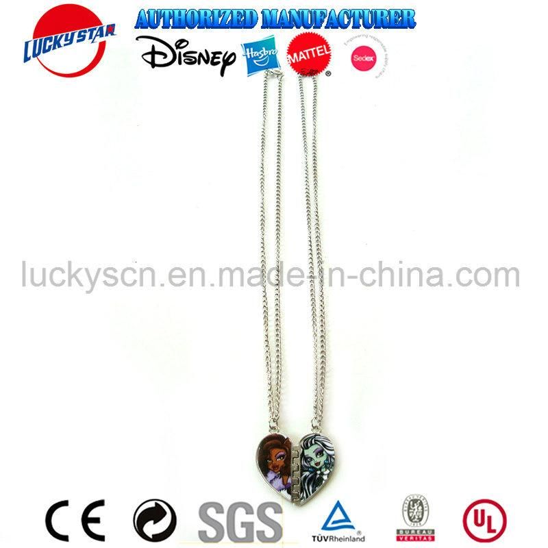Heart Piece Alloy Necklace Fashion Jewelry for Kids