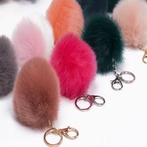 Korean Fashion Accessories Fur Ball Keychain Pendant Faux Fox Fur