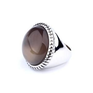 fashion Imitation Jewelry Gemstone Stainless Steel Women&prime;s Ring