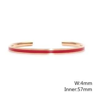 Fashion Jewelry Stainless Steel Cuff Bracelet with Glue 57X4mm