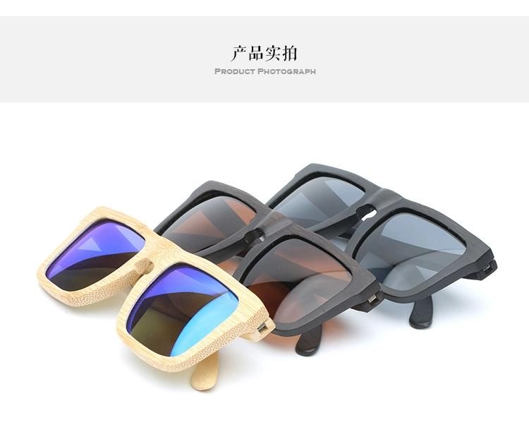 Wholesale Wood Frame Polarized UV400 Lens Sunglasses