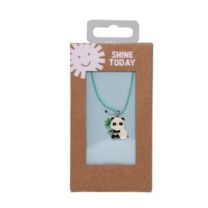 Colorful Chain with Panda Pendant Necklace