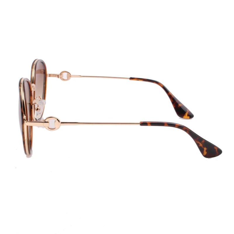 2017 Hot Selling Round Shape Metal Combination Sunglasses