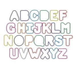 Funny Alphabet Shaped Silly Bandz