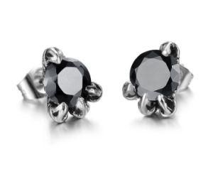 High Quality Statement Cubic Zirconia Cute Paws Stud Earrings for Women Hot Sale Female Punk Style Party Jewelry