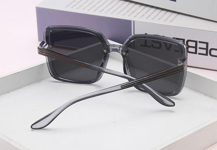 Sunglasses 2022 Square Retro Women Big Frame Sun Glasses Black Fashion Gradient Oversized Shades Sunglasses