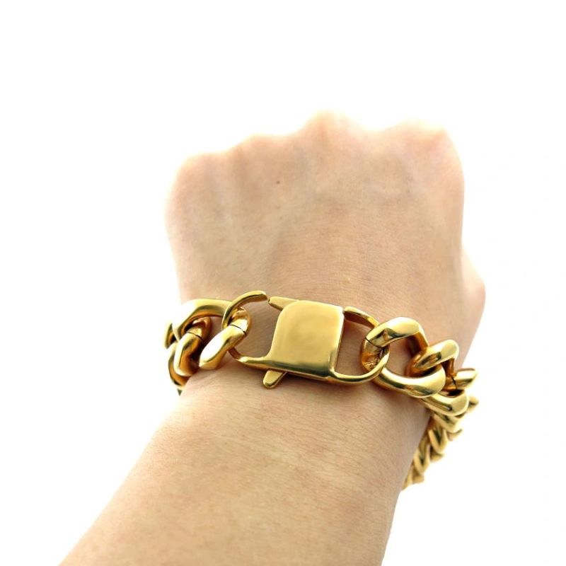 Fashion Large Gold Women Jewelry Bangle