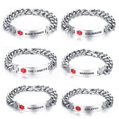 Wholesale Distributor Custom Steel Jewelry Stainless Steel Bend Corrosion Bracelet