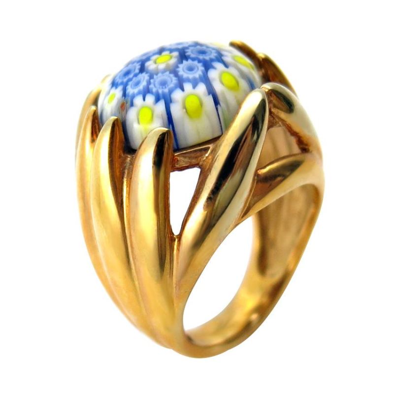 Christmas Ring Flower Design Women′s Ring