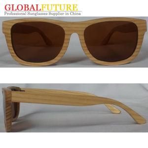 Fashion Custom Logo Oak Wood Polarized Sunglasses