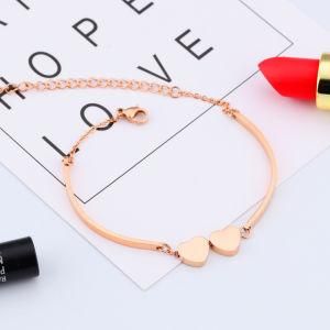 Fashion &#160; Adjustable Heart Pendant Stainless Steel Women &#160; Bracelet&#160; for Friend