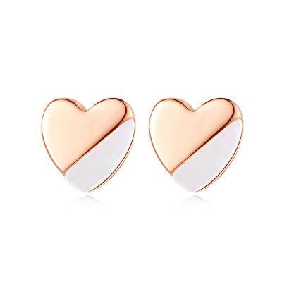 Earrings Korean Style Generous Copper Silver Pin Ear Stud