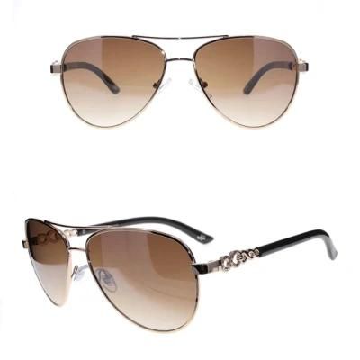 Double Bridge Metal Fashion Sunglasses