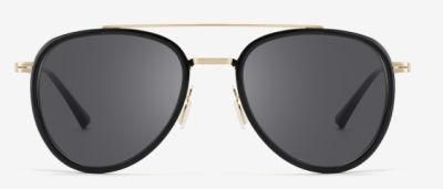 UV Protection Coating Polarized Lens Sunglasses for Men/Women; Vintage/Classic/Elegant Light Frame; HD Pilot Lenses; Golf/Driving/Fishing