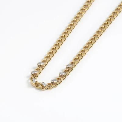 Manufacturer Custom Fashion Jewelry High Quality No Tarnish Necklace Women Jewelry 2022 18K PVD Gold Plated Necklace