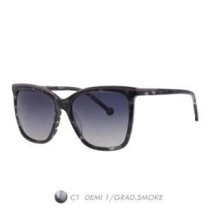 Acetate&Nylon Polarized Sunglasses, Vintage Fashion Butterfly Frame A19006-01