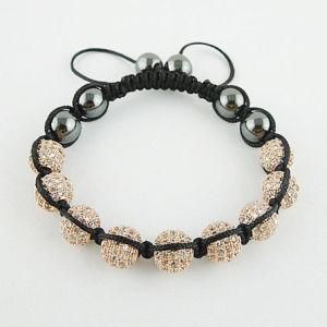 Bracelet Jewelry, Fashion Copper Beaded Bracelet, New Design CZ Beads Bracelet (3483)