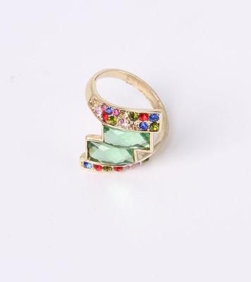 Multi-Color Stones Fashion Jewelry Ring