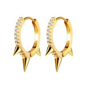 925 Sterling Silver Dainty Diamond Huggie Hoop Earrings Minimalist Jewelry Gift Cubic Zirconia Small Mini Hoops