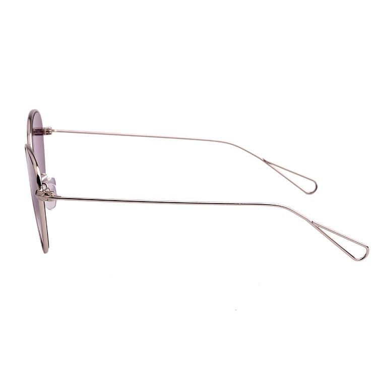 2019 Oval Shape Fashionable Metal Sunglasses
