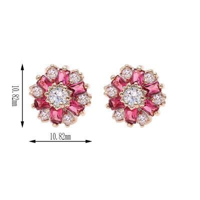 2021 Latest Design Ladies Cubic Zirconia Earrings Jewellry