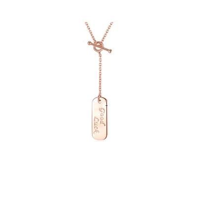 Romantic Accessory Silver Cubic Zirconia Chain Necklace