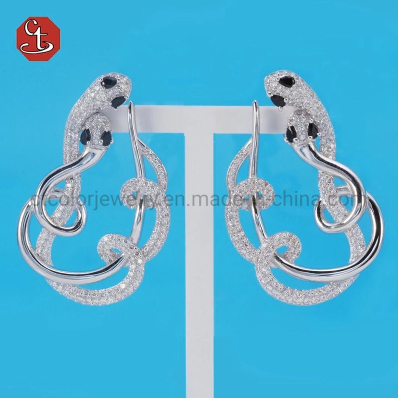 Stylish Animal Gochic Snake Earrings Crazy Twining Snake Earrings Personality Statement Earrings Party Jewelry