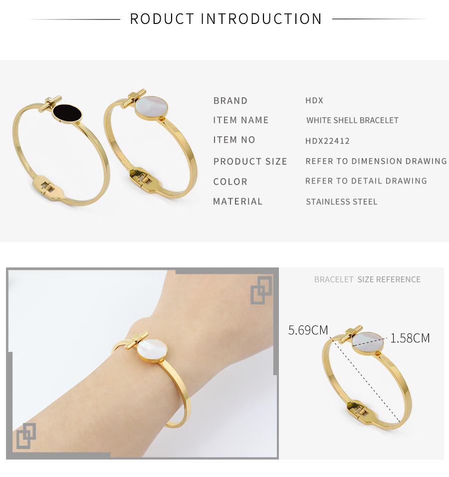 Versatile, Simple and Elegant Women′ S 14K Gold Fritillaria Bracelet