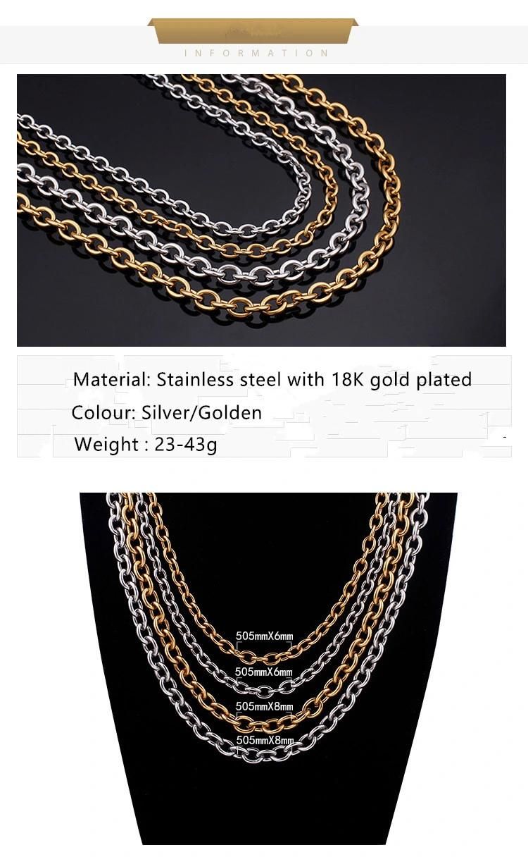 Stainless Steel Jewelry Stainless Steel Anchor Chain