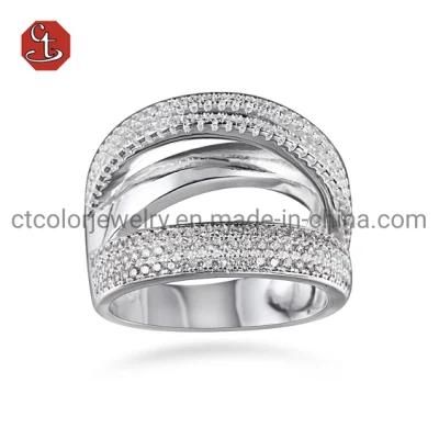 925 Silver Fashion Female Jewelry Daily Silver Ring