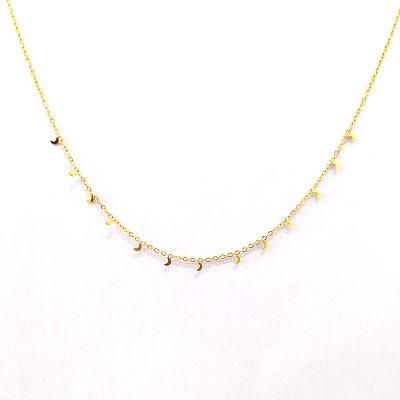 Manufacturer Custom Non Fade Fashion Jewelry High Quality 18K PVD Gold Plated Stainless Steel jewellery 18K Gold Chain Necklace