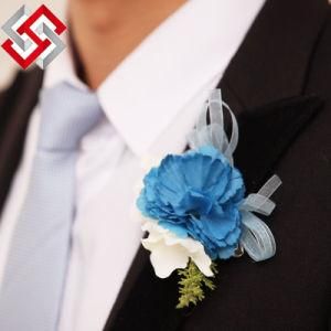 Artificial Faux Silk Foam Material Flower Head Brooch Corsage