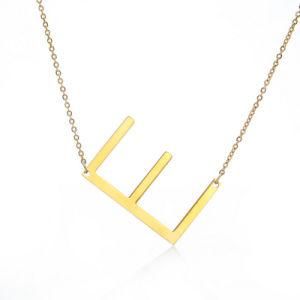 Custom Fashion Jewelry Monogram stainless Steel Necklace