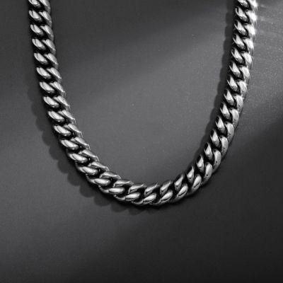 Fashion Stainless Steel Cuban Chain Nencklace Jewelry