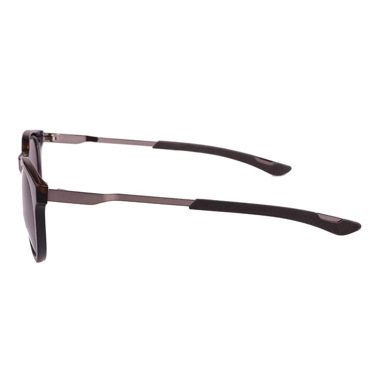 2019 Fashionable Round Shape Sunglasses with Metal Temple