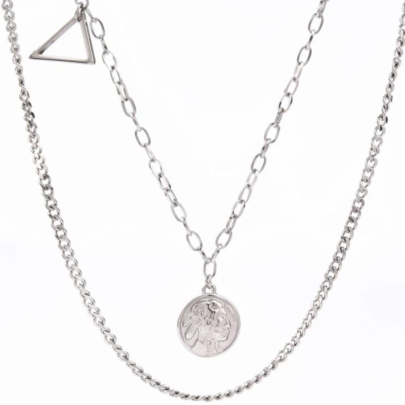 Fashionable Men Lady Jewel Hip Hop Cuban Chain Jewelry Layered Necklace with pendant Gift Design