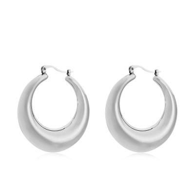 Lead and Nickel Free Jewelry Moon Shape Appearance Design Earrings