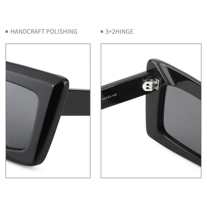 New Arrival 2022 Fashion Luxury Metal Frame Sunglasses Trendy Square Top Classic Sunglasses