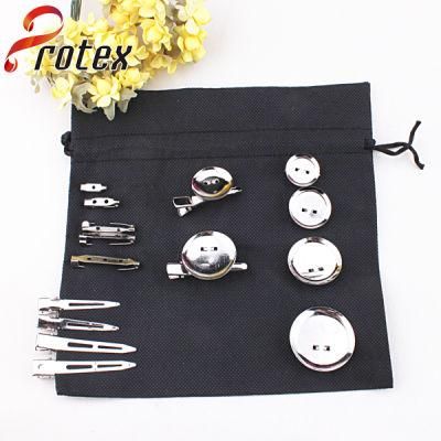 Different Shapes of Hairclip for DIY, Clear Metal, Hair Accessories