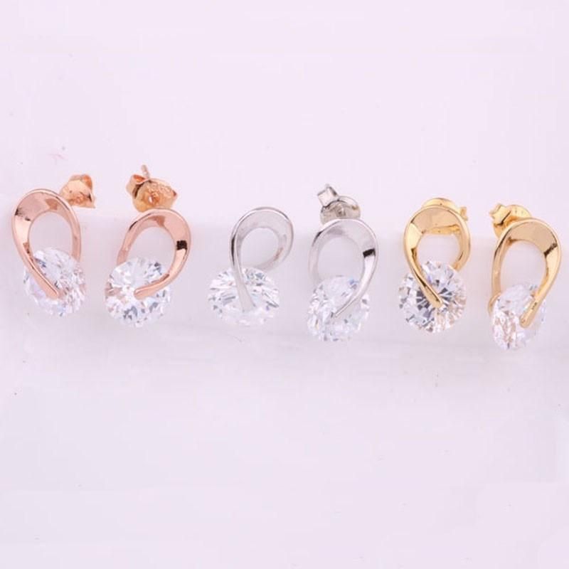 Promotion Gift Simple Earring Best Sale Fashion Brass Jewelry Earring