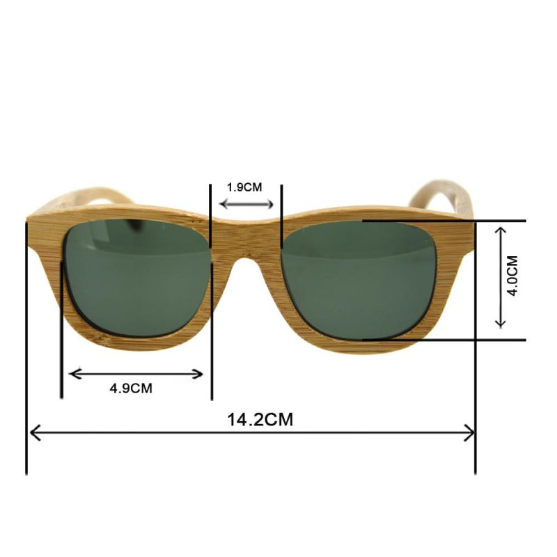 Create Your Own Brand Cat 3 UV400 Shades Bamboo Sunglasses in China