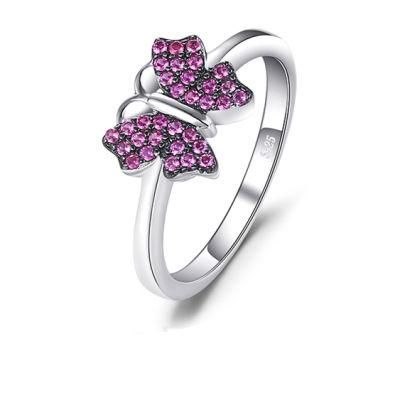925 Sterling Silver Rings CZ Rings Jewelry Fashion Rings Butterfly Rings Wholesale Jewelry